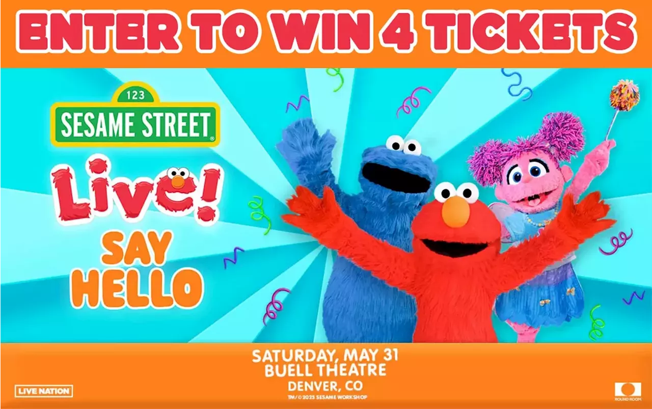 Enter to Win 4 Tickets to Sesame Street LIVE at Buell Theatre on May 31!