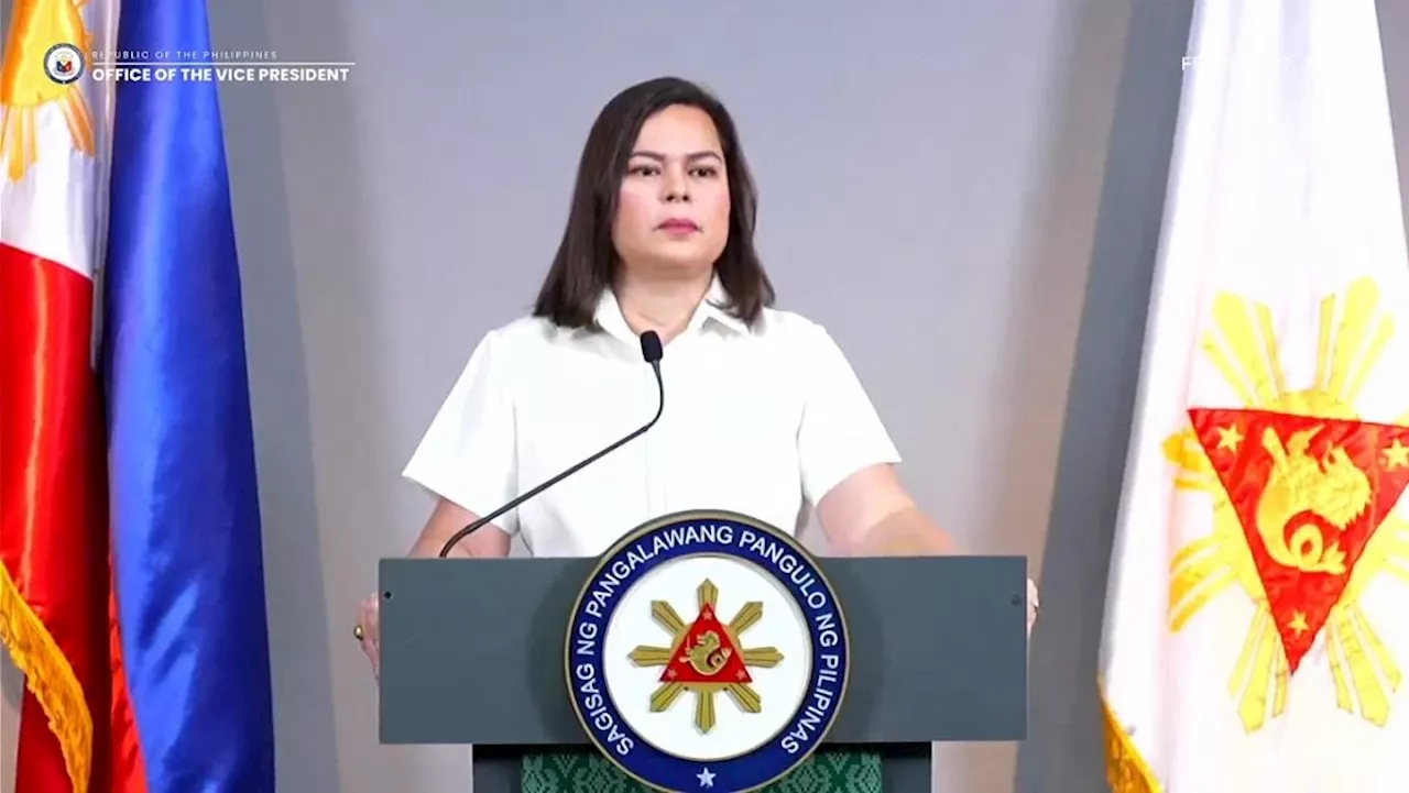 VP Sara: Marcos should also face raps over Rodrigo Duterte arrest