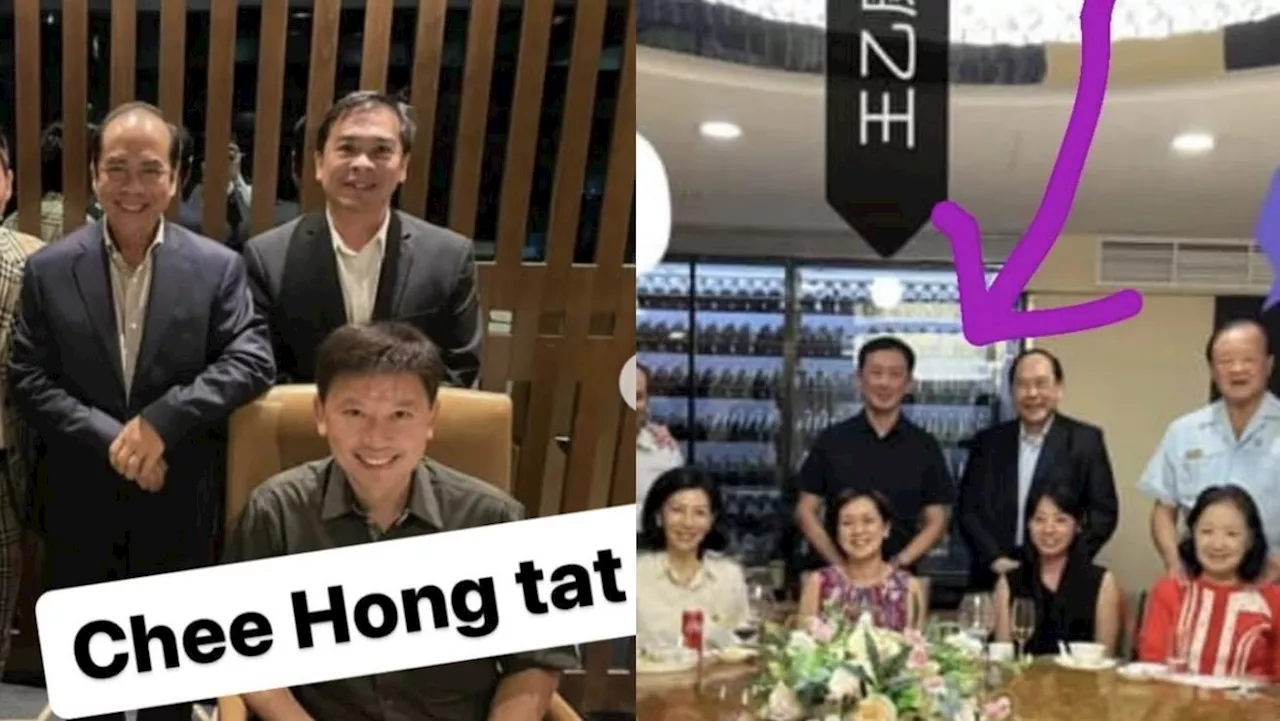 Ong Ye Kung, Chee Hong Tat Spotted With Convicted Fujian Gang Member Su Haijin