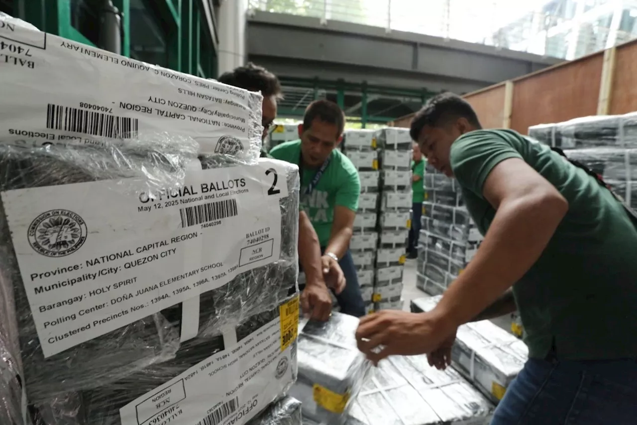 Comelec begins delivery of 7.5 million ballots for Metro Manila voters
