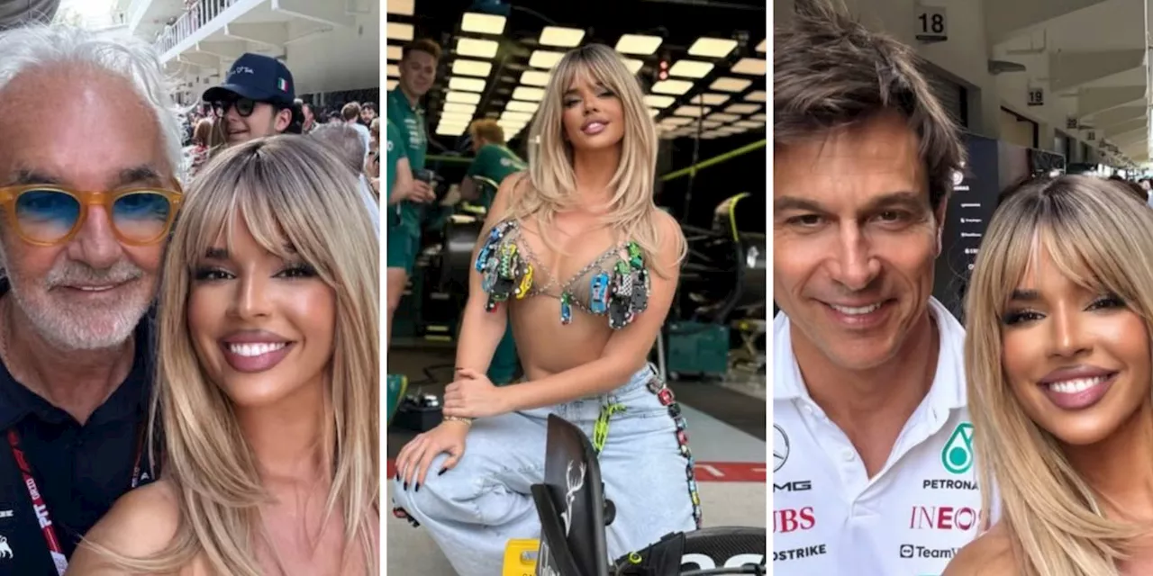 Bei Miami-GP: «Miss Kroatien» umgarnt Briatore – und Mercedes-Wolff