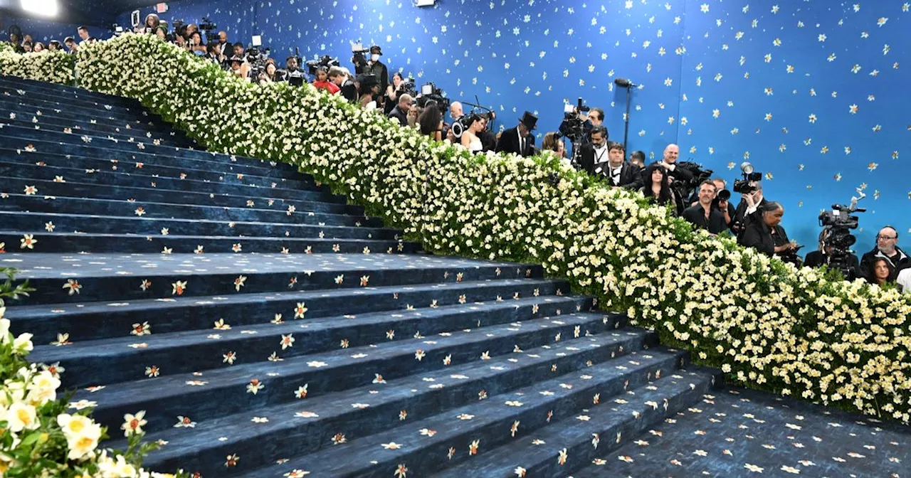 Why Is the Met Gala Red Carpet Blue with a Floral Pattern?