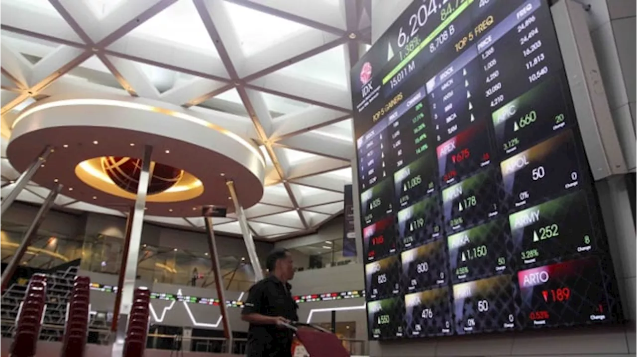 IHSG Ditutup Tembus Level Tertinggi, 6 Saham Ini Cetak Lonjakan Pesat