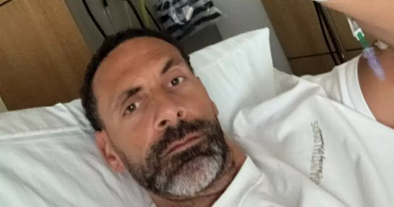 Rio Ferdinand admitted to hospital - will miss TNT coverage of PSG v Arsenal