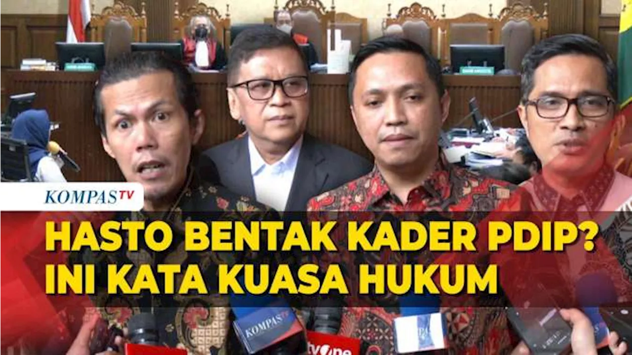 [FULL] Hasto Bentak Kader PDIP Terkuak di Sidang, Begini Penjelasan Tim Kuasa Hukum