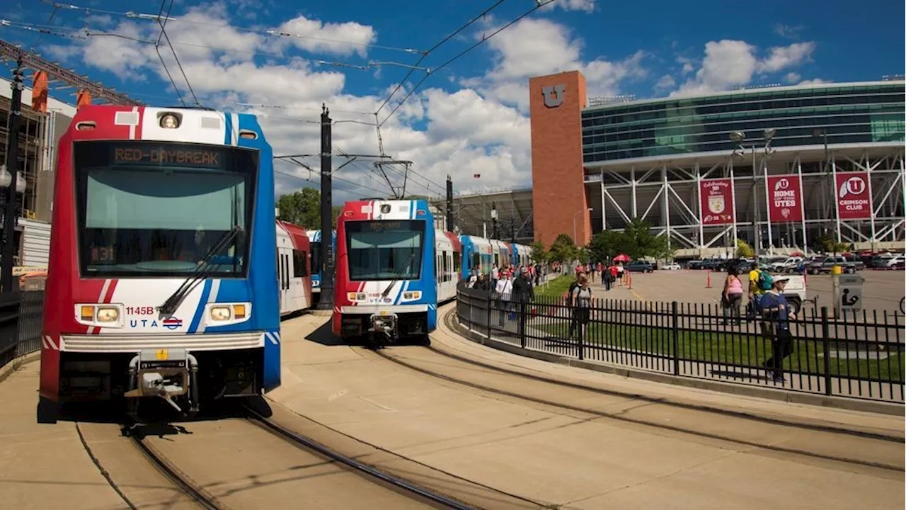 TRAX Red Line connecting downtown SLC to UofU closing for repairs, will reopen in August