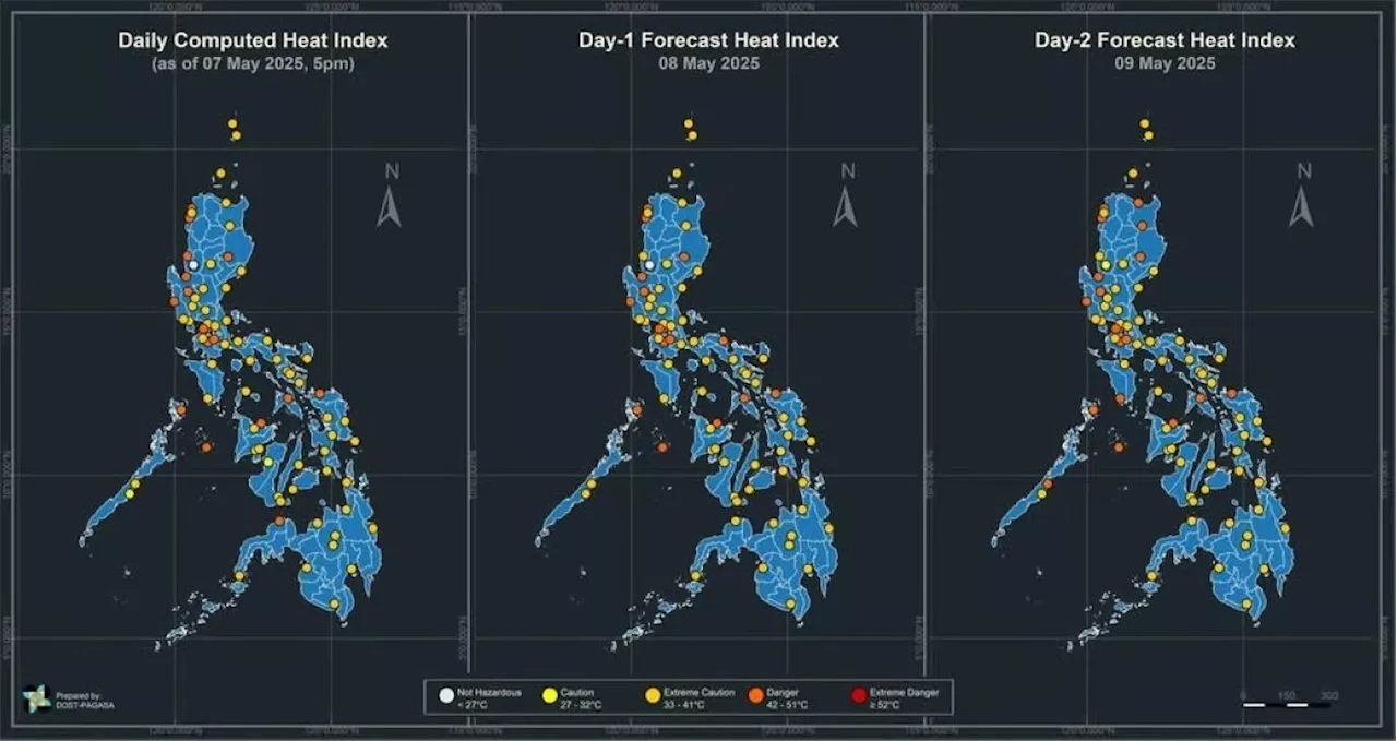 PAGASA: 16 areas may reach ‘danger’ level heat index on May 8