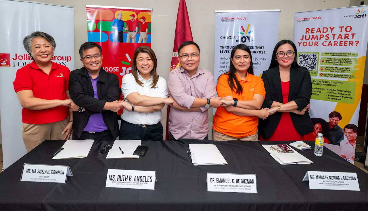 Jollibee Group, PUP enter partnership to strengthen workforce development and education