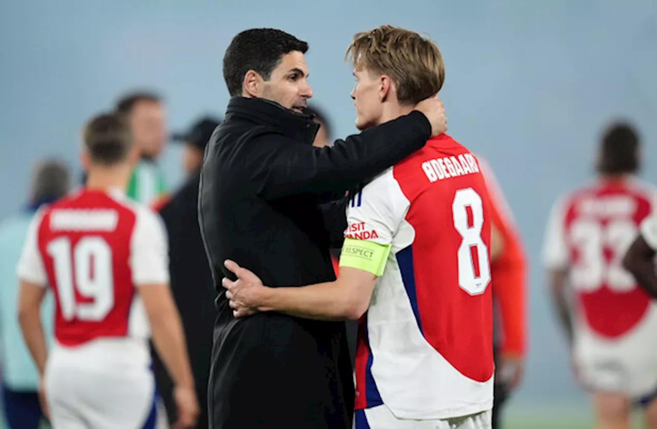 Mikel Arteta says Arsenal have been best team in Champions League this season