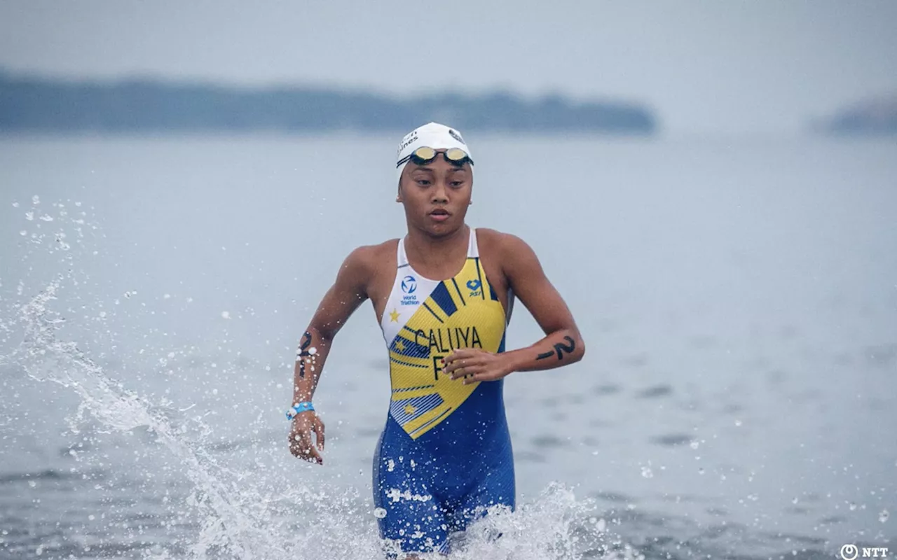 Emerging Filipino triathlete Anisha Caluya claims silver in 2025 Asia Cup