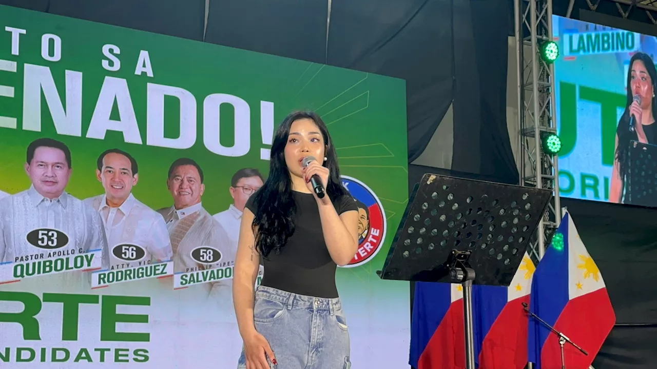 Kitty: Rodrigo Duterte wants Filipinos to 'fight for what is right'