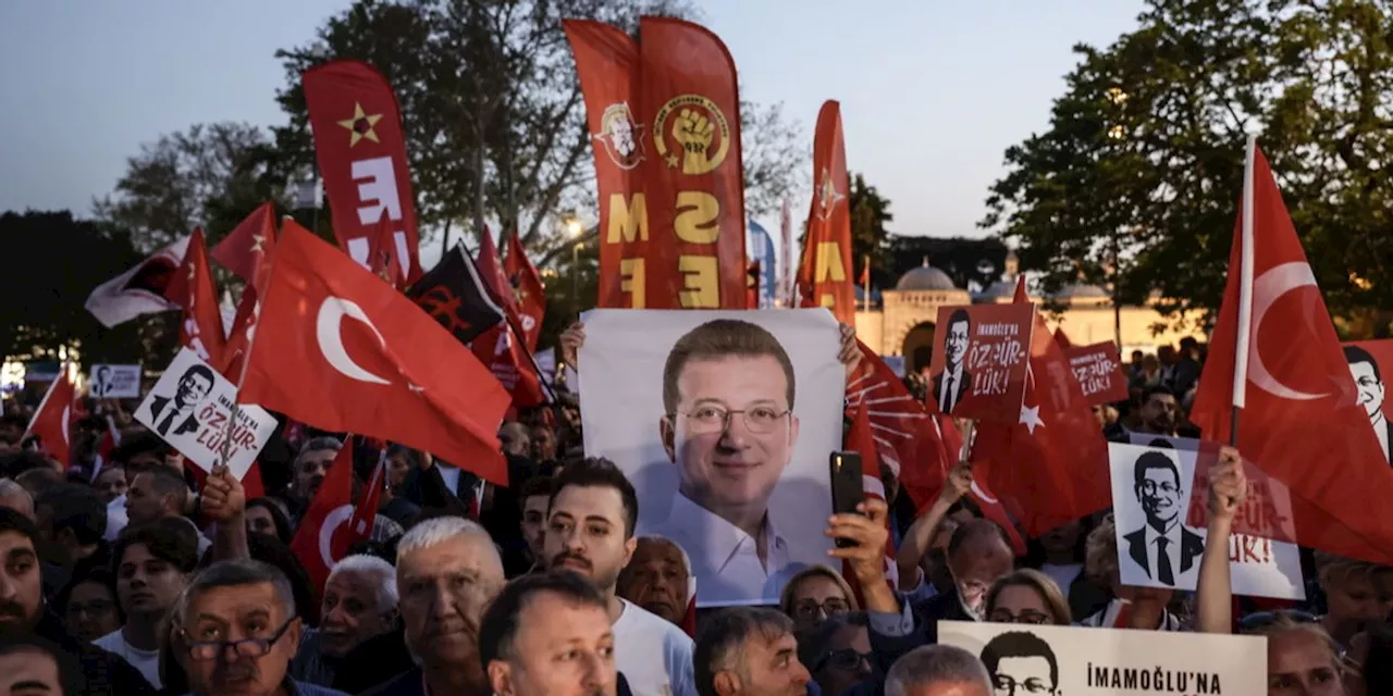 Proteste in Istanbul für inhaftierten Bürgermeister Imamoglu