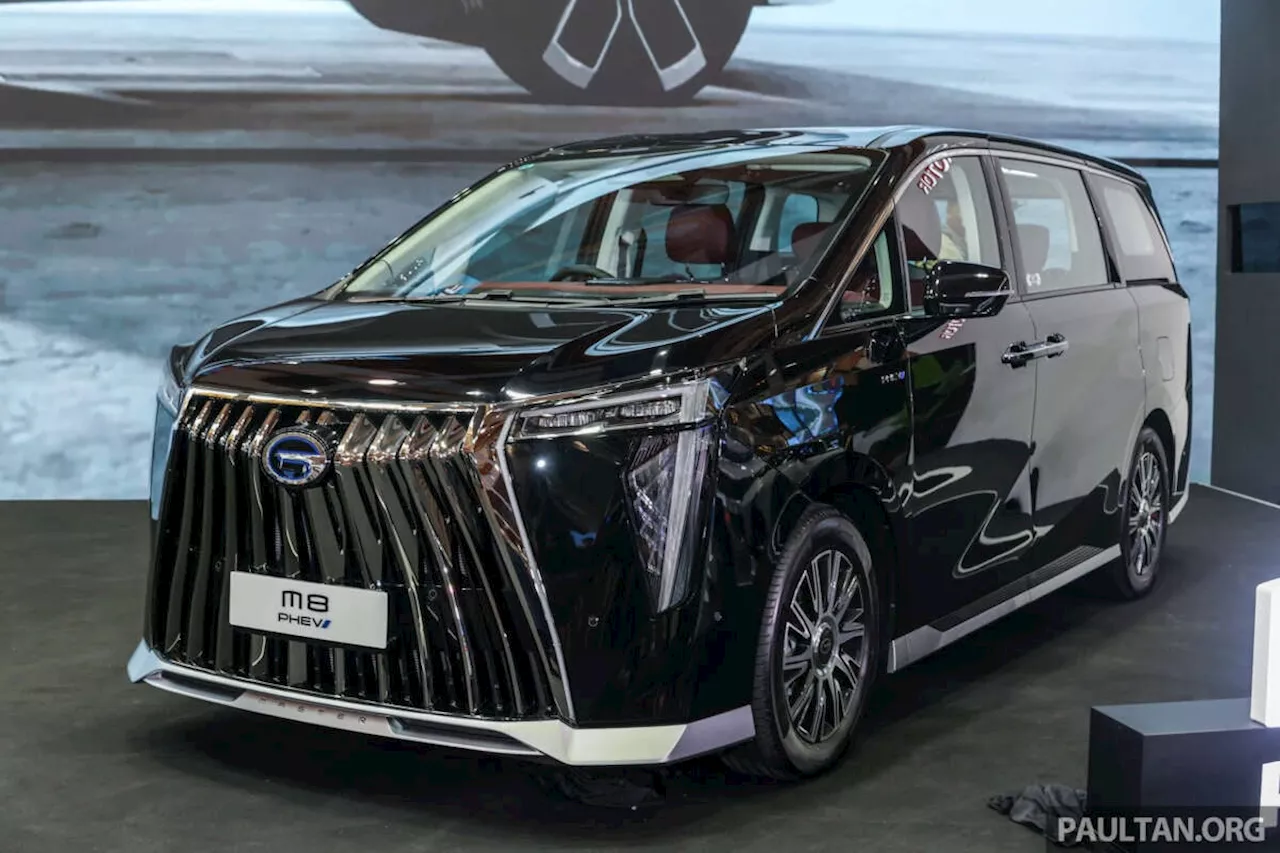 GAC M8 PHEV open for booking in Malaysia, from RM333k; 106 km EV range, 1,032 km combined range