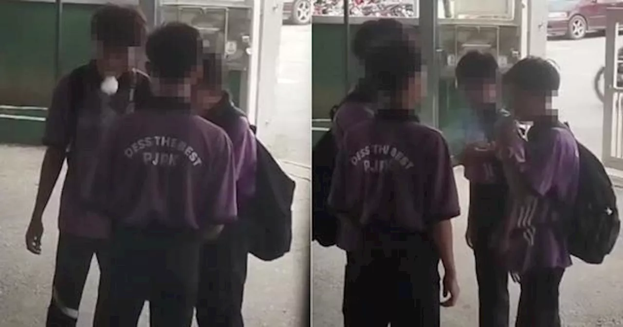 [VIDEO] Batu Caves Secondary School To Take Action After Students Seen Vaping In A Surau