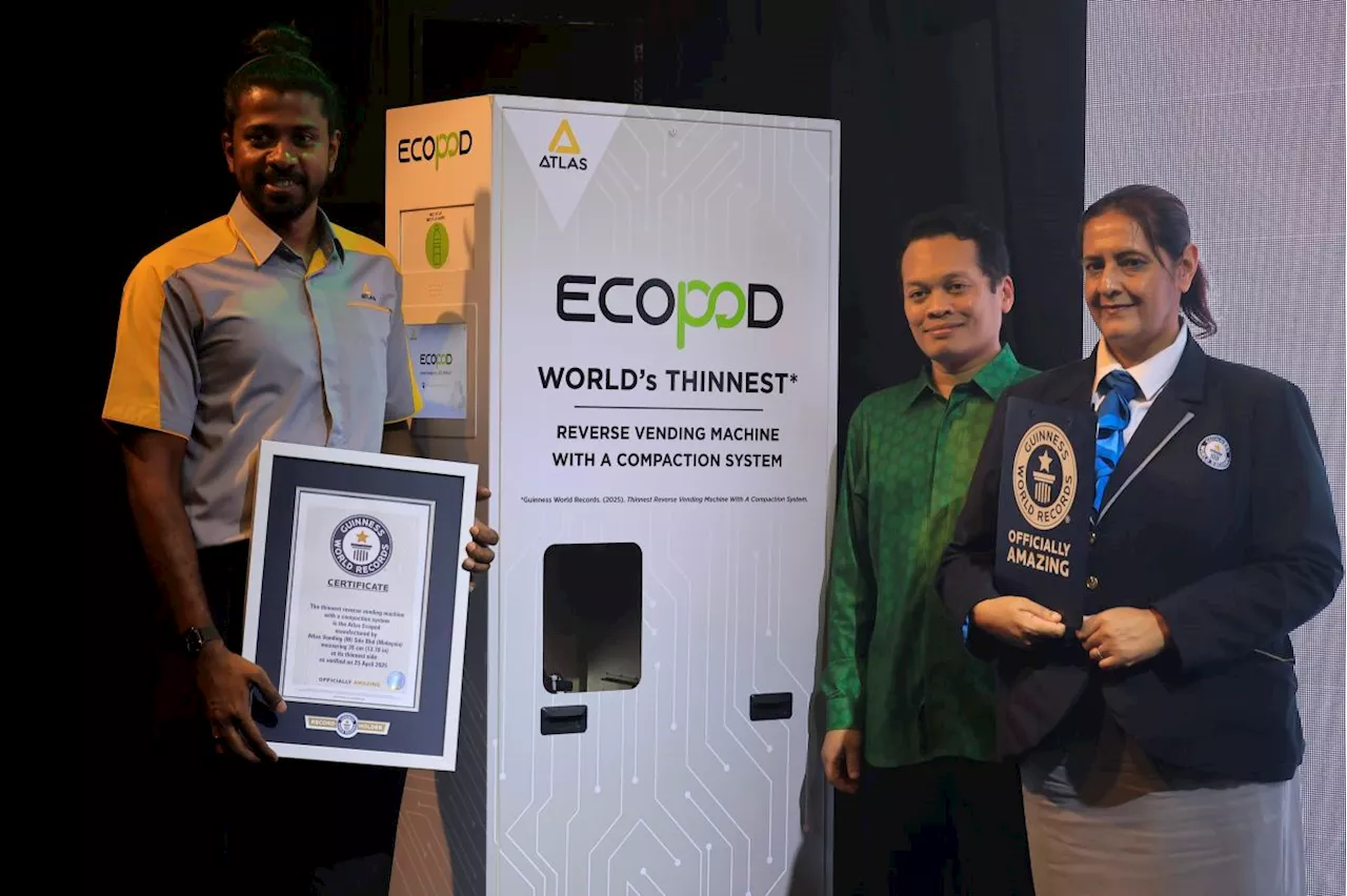 Guinness World Record recycling machine will help cut nation’s carbon footprint, says Nik Nazmi