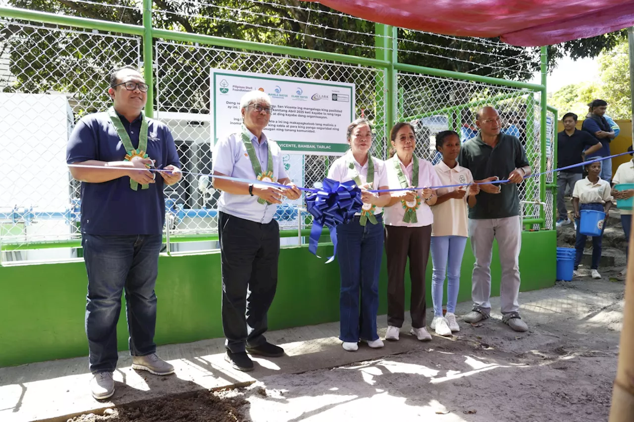 CDC, partners launch deep well facility, community garden in Tarlac