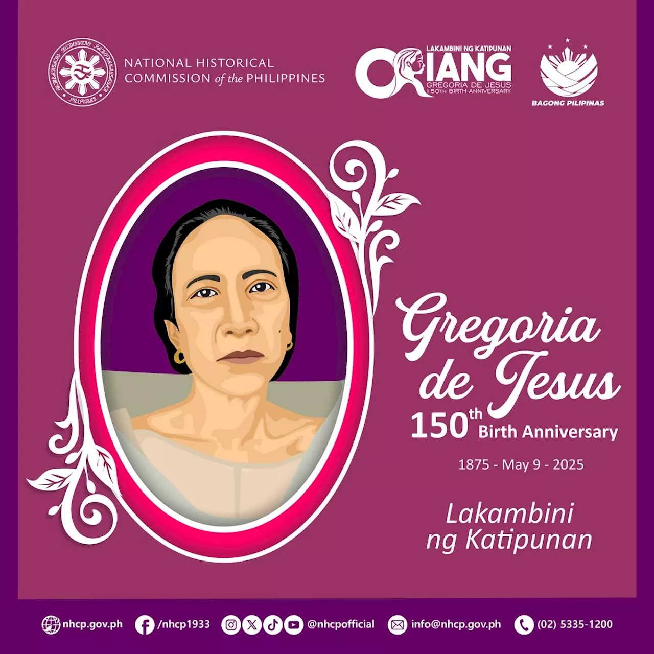 NHCP commemorates Gregoria de Jesus' 150th birth anniversary