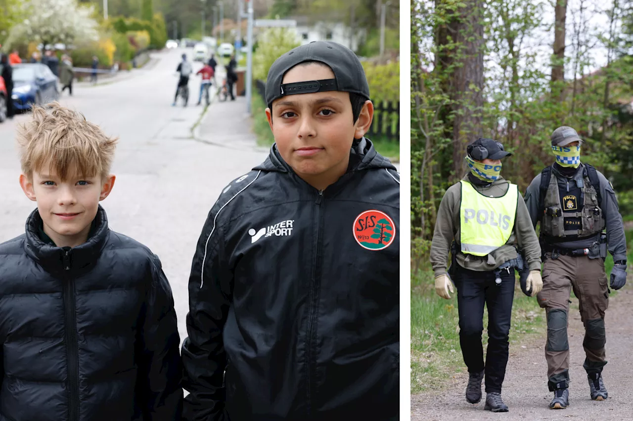 Albin, 12: Läraren kom och sa att det var farligt