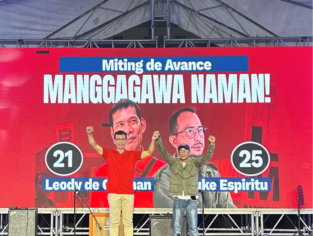 Leody De Guzman, Luke Espiritu banking on youth vote in Eleksyon 2025