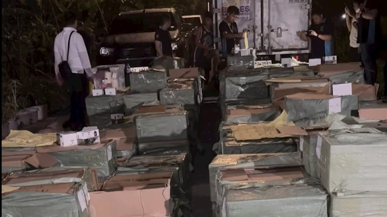 Over 400 boxes of alleged illegal vape products seized in Bulacan house