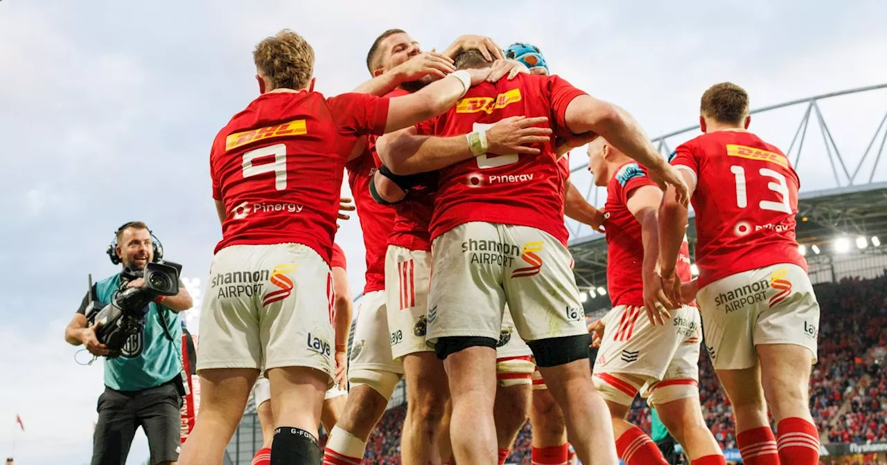 Munster players hail 'unreal' Peter O'Mahony try in Thomond Park farewell