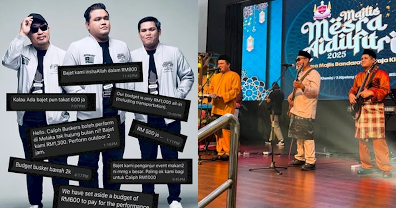 Bayaran Ditawar Tak Sampai RM1,000, Caliph Buskers Dedah Realiti Sebenar Perit Dunia Seni