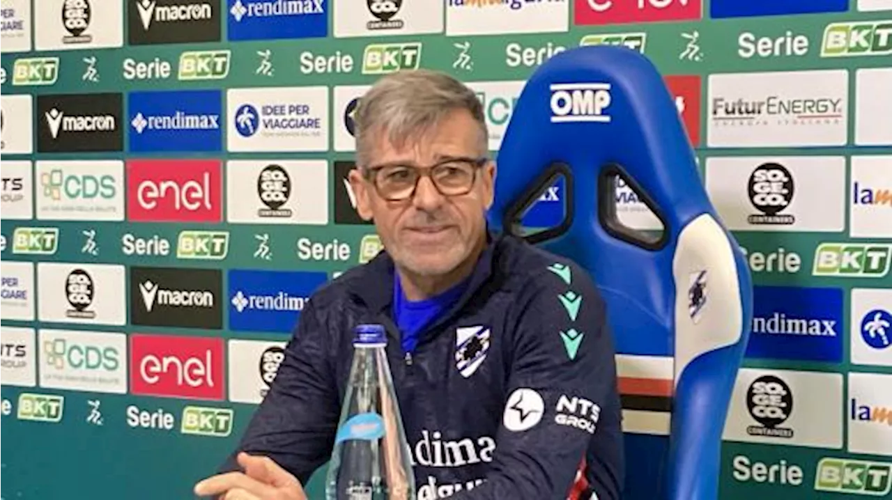 Sampdoria, Evani: 'Mi aspettavo questo dai ragazzi. Grazie a loro e al pubblico'
