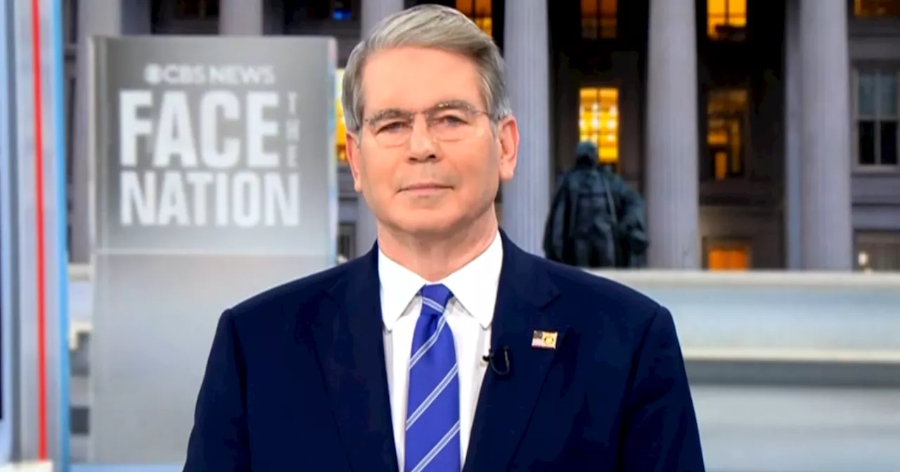 Transcript: Treasury Secretary Scott Bessent on 'Face the Nation with Margaret Brennan,' June 1, 2025