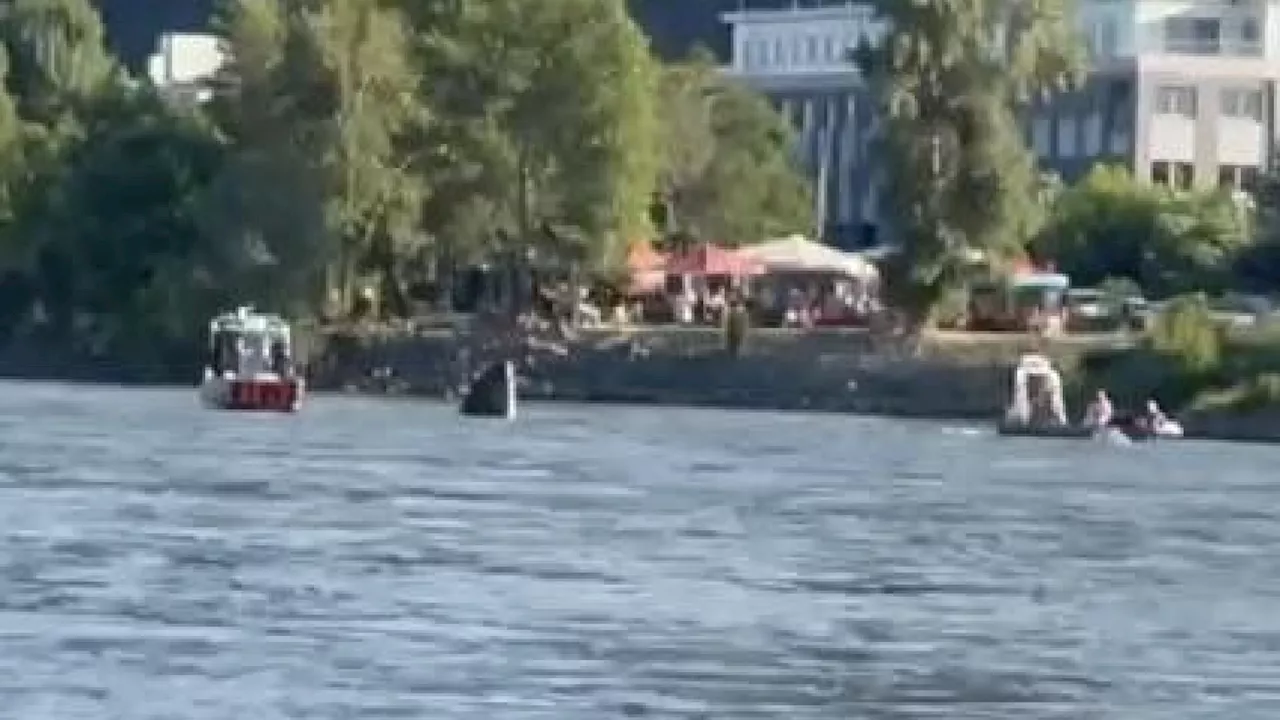 Boote kollidierten auf der Donau: Eine Person schwer verletzt