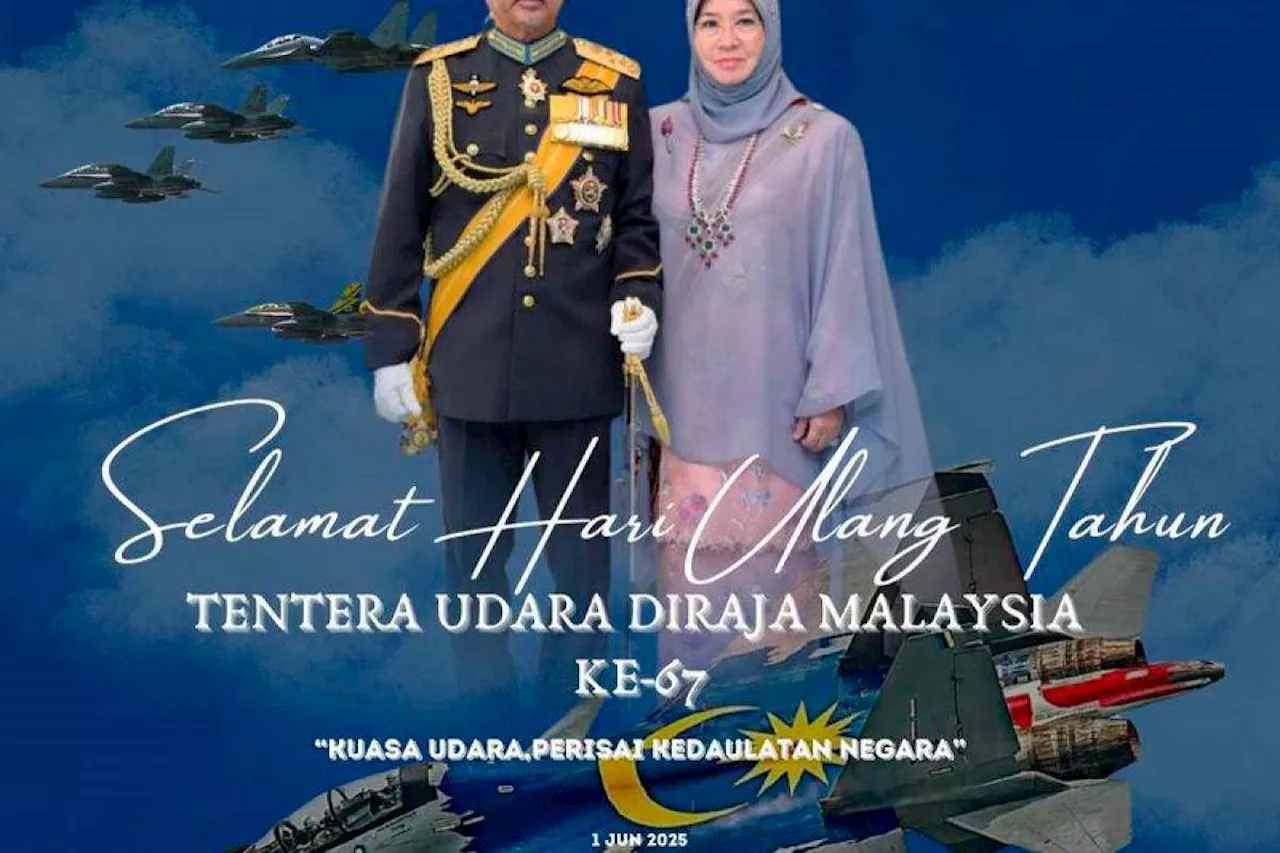 Sultan Pahang, Tengku Ampuan express appreciation of RMAF personnel