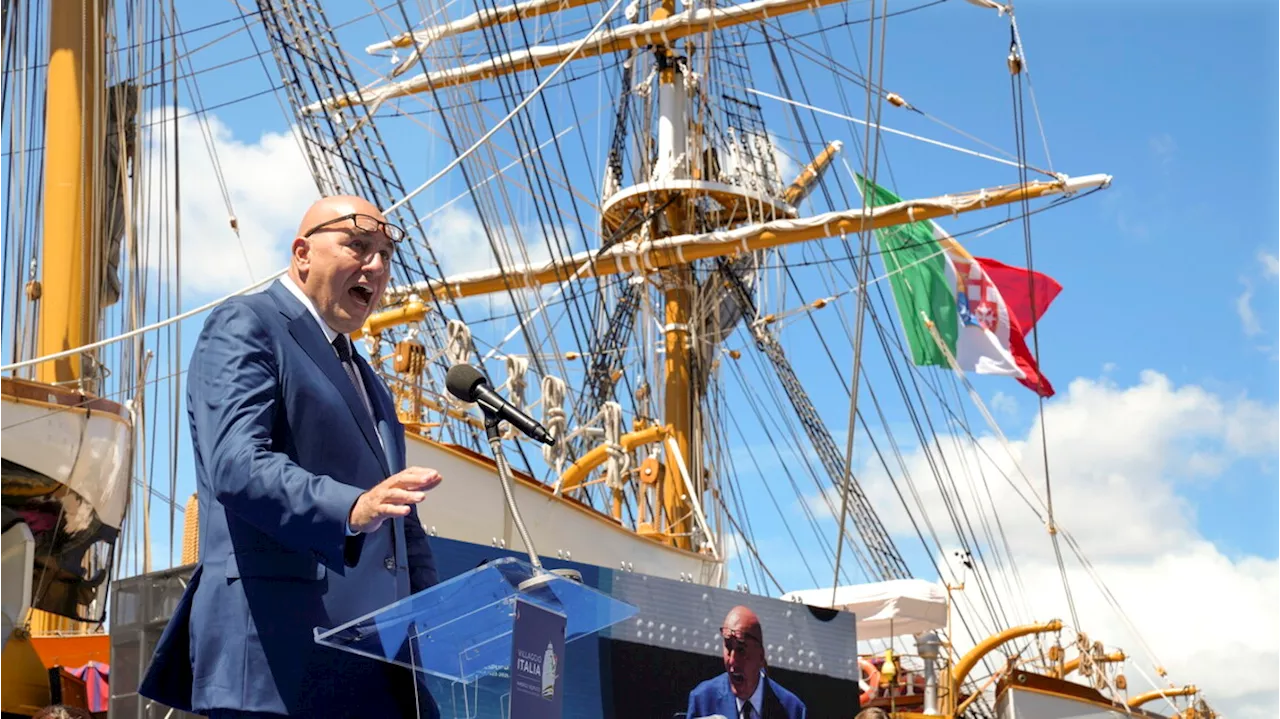 Vespucci, Crosetto: 'Scommessa vinta di un viaggio epico'