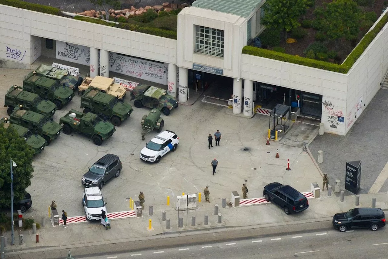 Pentagon defends troop deployments to Los Angeles to protect ICE agents