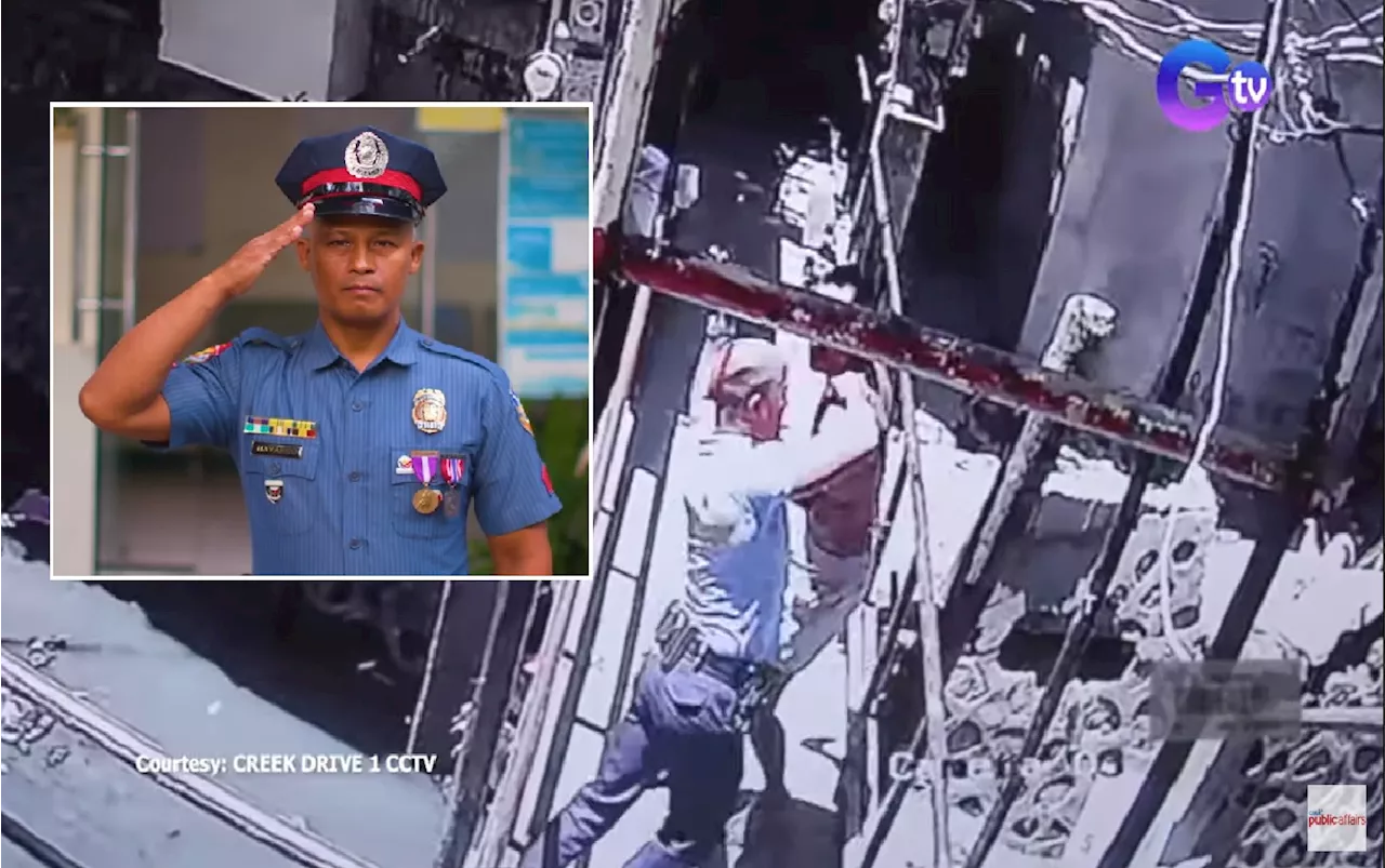 Pulis, duguan matapos na makipagbuno sa lalaking nagwawala at may patalim para iligtas ang mga tao sa lugar