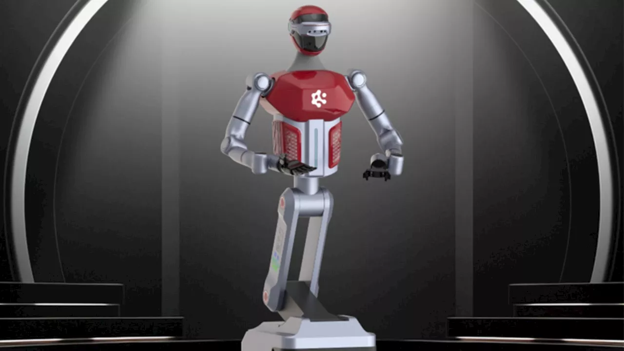 China’s AlphaBot2 humanoid robot with first full-embodied AI works at auto factory