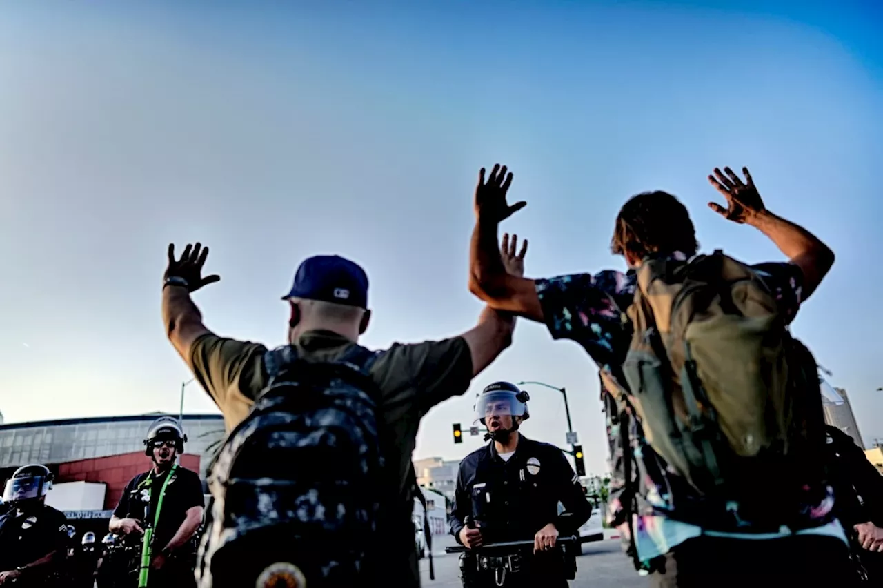 Marines that deployed to Los Angeles have not yet responded to immigration protests