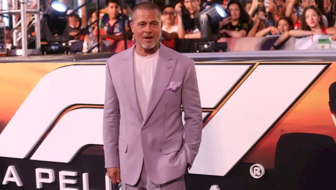 Brad Pitt convive con fans en CdMx durante el estreno de F1