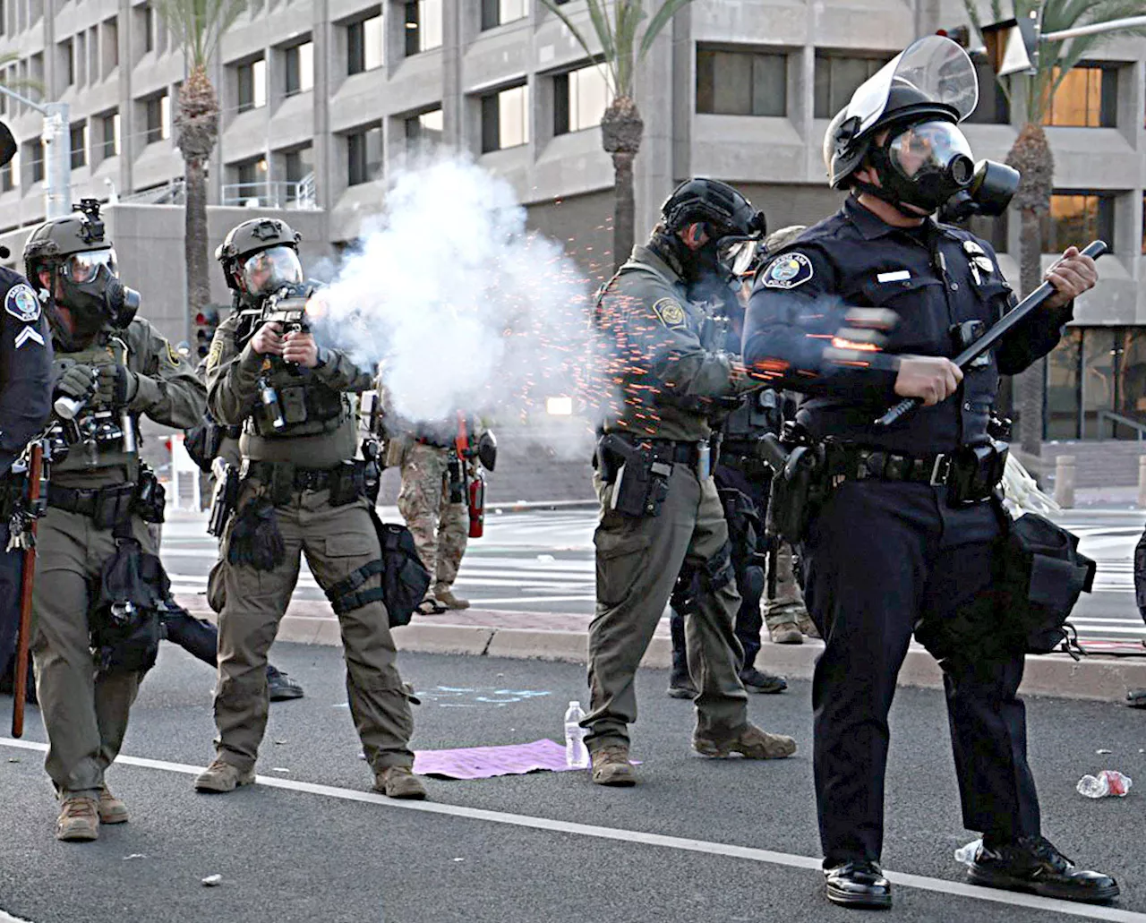 Marines deployed as nerves rise
