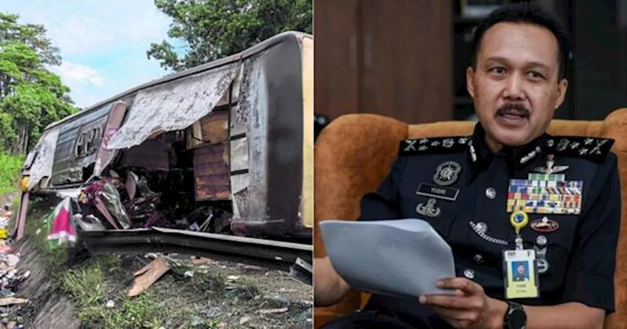 Police: UPSI Bus Driver In Deadly Gerik Crash Had 18 Traffic Summonses, Including Speeding