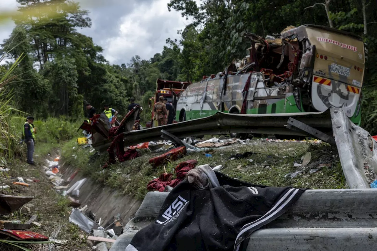 Gerik bus crash: Driver has 18 summonses, says Bukit Aman