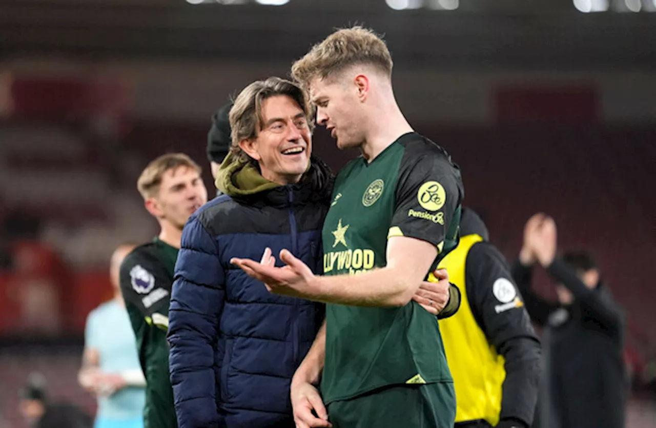 'Every time I turn on the TV, I see it': Collins hopes Thomas Frank remains at Brentford