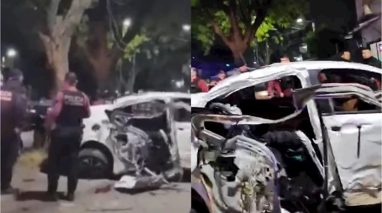 Mataderos: un ladrón murió al chocar con el patrullero que lo perseguía, un cómplice fue detenido y otros dos escaparon