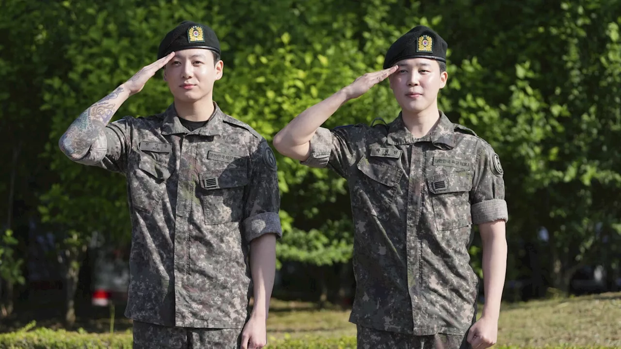 BTS’ Jimin and Jung Kook are back after completing military service