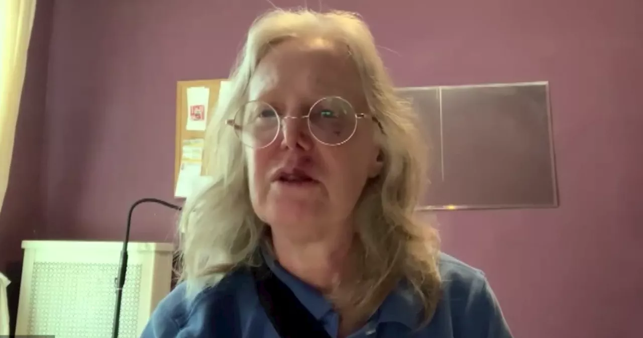 Woman speaks after being hit by car that sped through Chicago anti-ICE protest