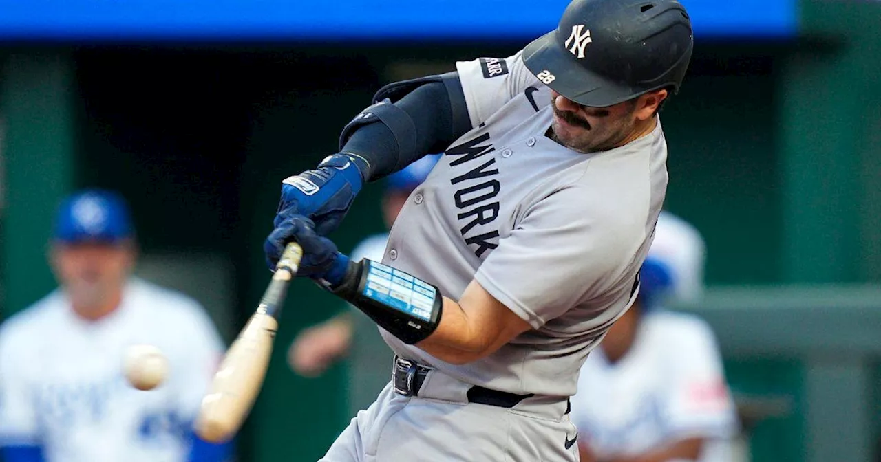 Austin Wells' 5 RBIs, Aaron Judge's 469-foot homer power Yankees to rout of Royals