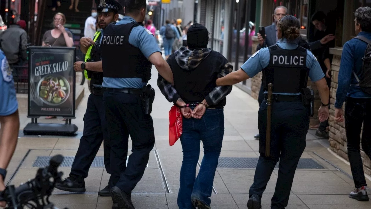 Chicago ICE protest: 17 arrested during chaotic evening downtown