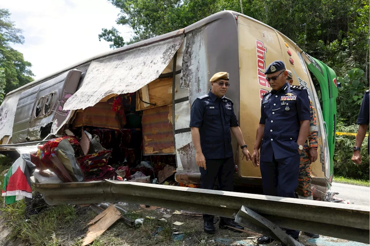 Perak police advise bus driver in UPSI crash to hold off on public comments pending probe; dashcam footage of accident sent for analysis