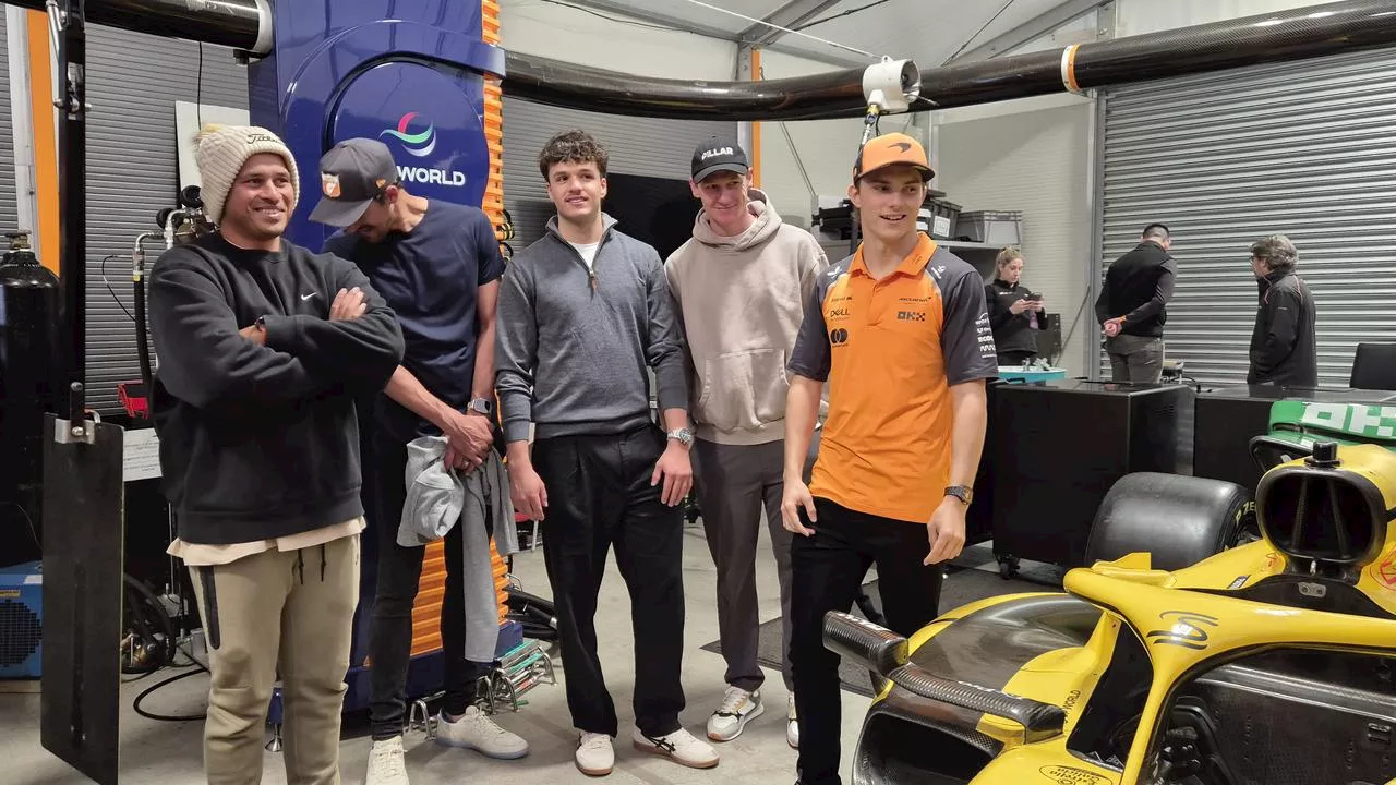 Why McLaren had to vet pics of Aussie cricketers’ meet-up with F1 star Oscar Piastri