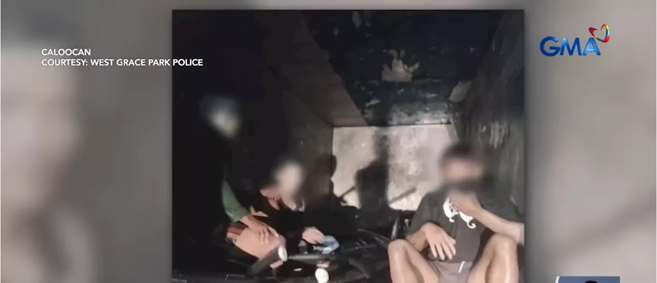 6 kasama ang 1 menor de edad, huli sa pagnanakaw umano ng halos P200K halaga ng internet cable sa Caloocan