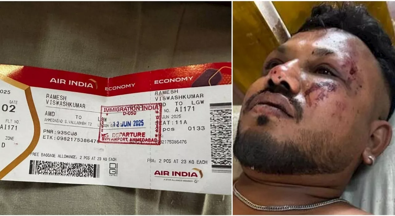 Incidente aereo India, il miracolo dell'unico sopravvissuto: «Ero al posto 11A con mio fratello. Mi sono risve
