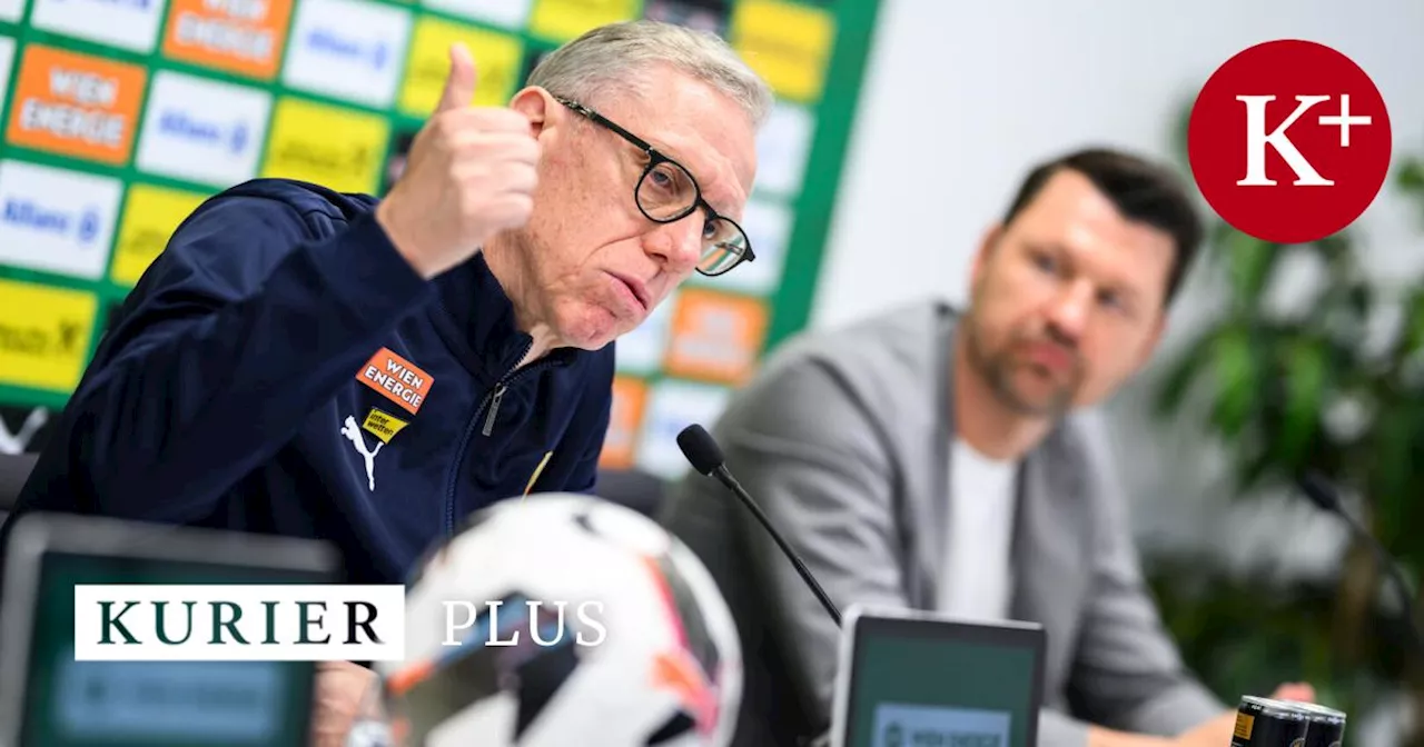 Neuer Kader von Rapid: So wird für Trainer Peter Stöger gebastelt